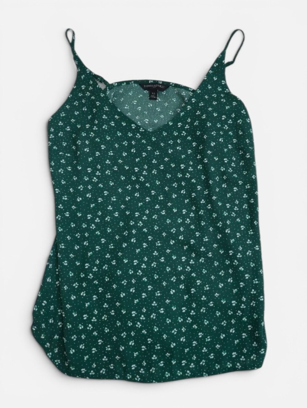 Banana Republic Kelly Green Cottagecore Floral Women's Blouse